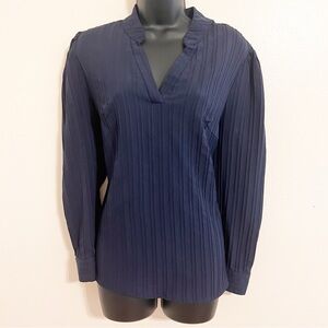 SHEIN Blue Long Sleeve Blouse
